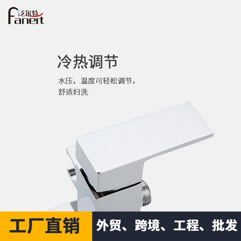 新款直销全铜冲洗器伴侣马桶喷枪电镀嵌入式出妇洗器套装清洗器压