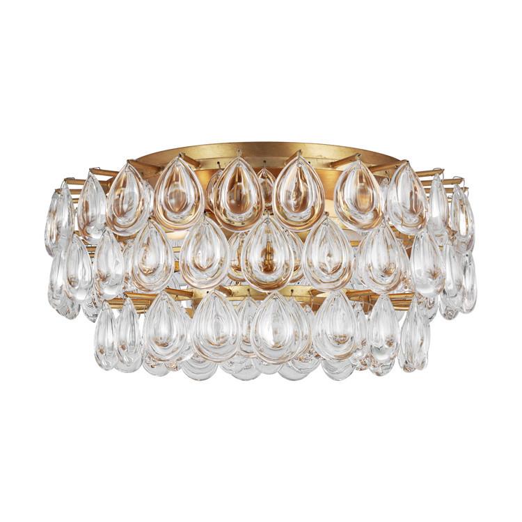 新款直销全铜后现代轻奢水晶吊灯客餐厅创意样板间别墅简约个性设