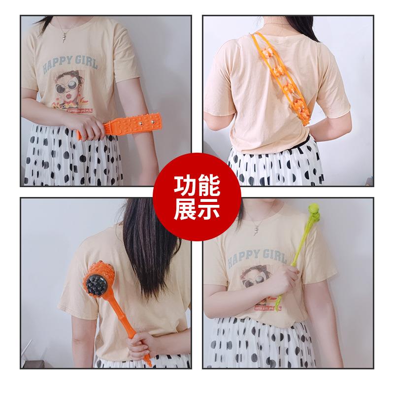 新款直销地摊多功能按摩捶滚轮 家用按摩棒拍痧板多款式手持按摩