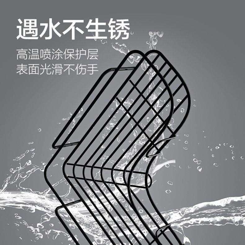 新款直销铁艺三角置物架转角浴室卫生间壁挂厨房收纳架厨房免打孔