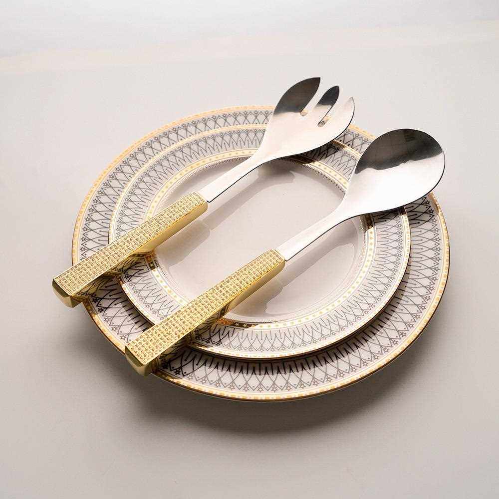 直销新款ins风304不锈钢西餐水果叉勺一套刀叉沙拉大勺子外贸餐具,餐饮具,西餐餐具套装,淘宝优惠券,粉丝福利购,淘宝优惠卷