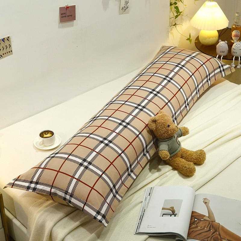 新款直销双人枕头夫妻情侣长枕芯枕套套装1.2米1.5m1.8米床用枕头