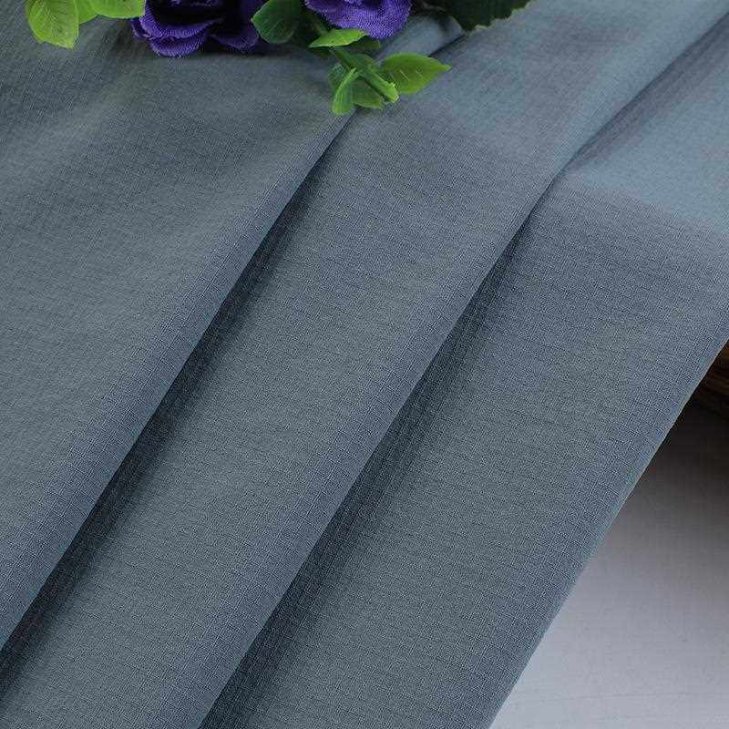 直销新款四面弹双线格尼龙面料 防泼水格子冲锋衣面料 夹克速干风