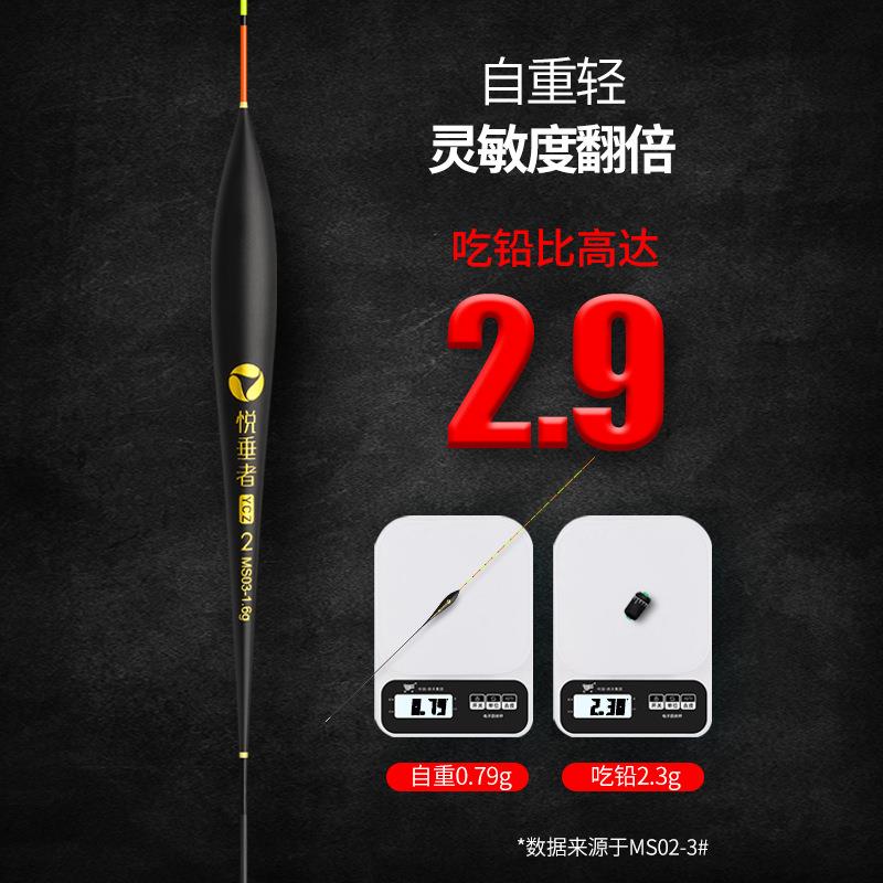 新款直销纳米磨砂细圆尾小碎目高灵敏浮漂竞技轻口冬钓鲫鱼鲤鱼鱼