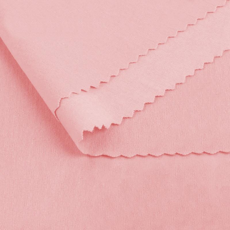 新款直销40支棉盖丝双纱平纹布料 t恤面料纯棉 精梳针织汗布 春夏