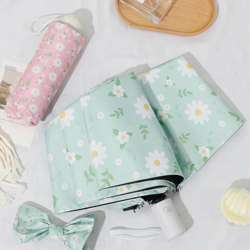 全自动折叠雨伞女碎花伞油画晴雨伞两用遮阳太阳伞防晒伞防紫外线