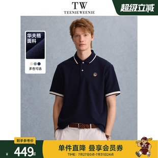 新款 Teenie T恤男2025夏季 Weenie小熊男装 卡通POLO衫