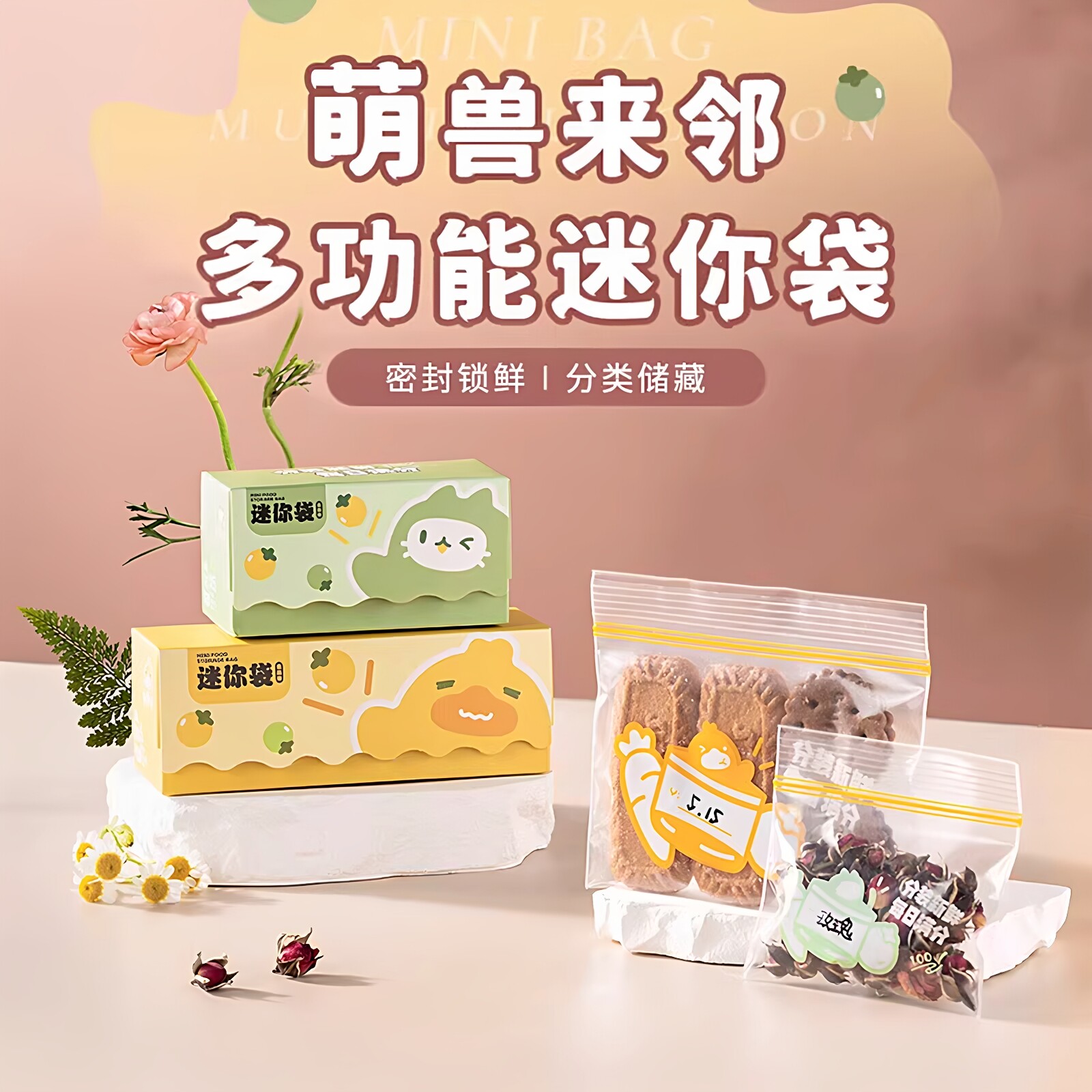 迷你宝宝辅食袋塑料密封分装袋