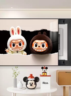 拉布布电表箱装饰画电源开关挂画