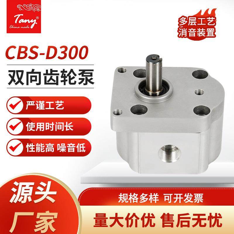 生产CBS-D300双向齿轮泵电液推杆中小型工程机械专用双向齿轮油泵