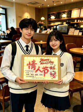 七夕520木质满天星相框