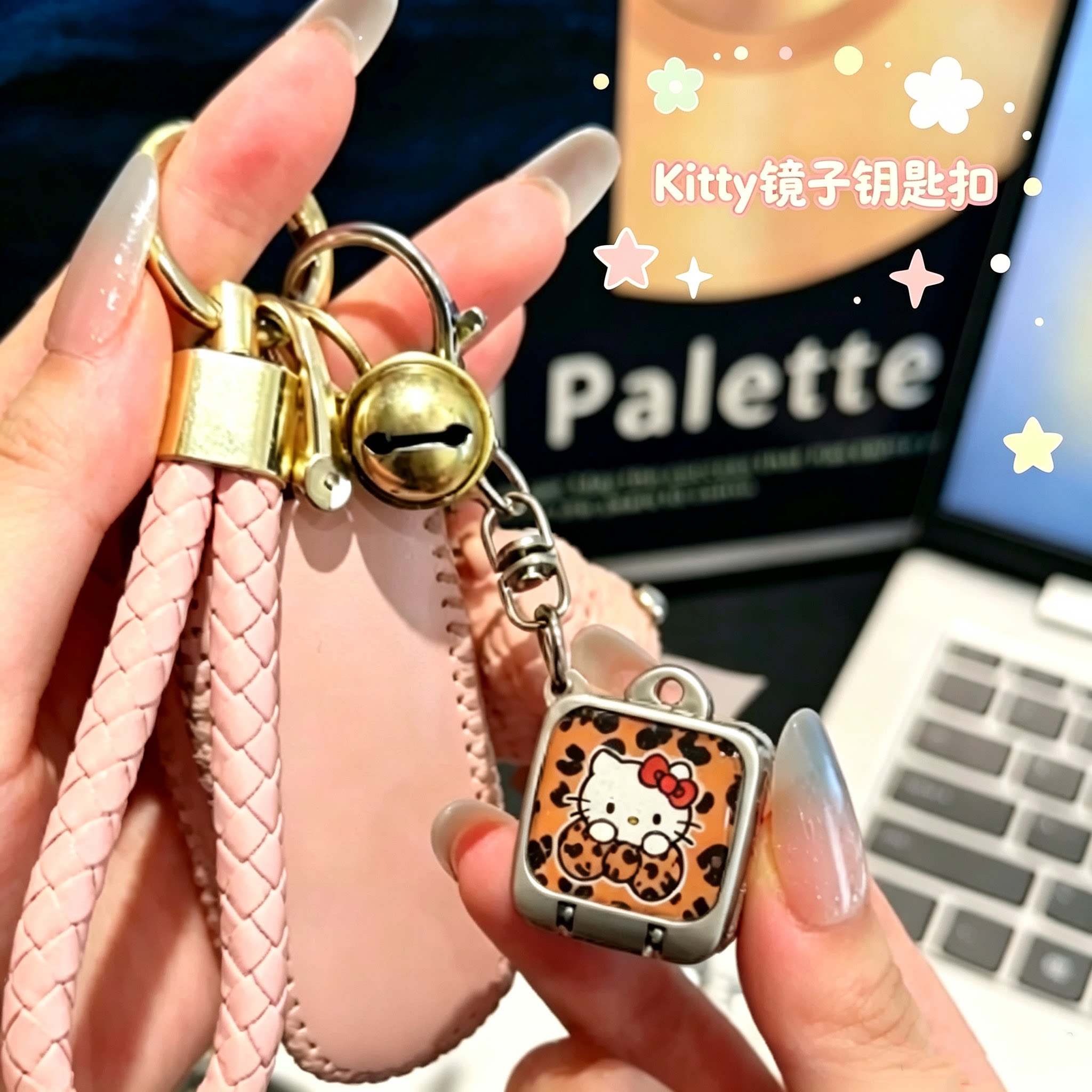 磁吸折叠迷你指甲钳钥匙扣