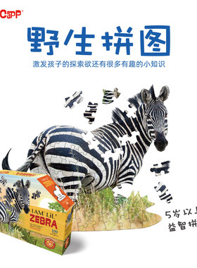 美国MADDCAPP儿童益智拼图5岁及上宝宝男女孩100片异形拼图玩具