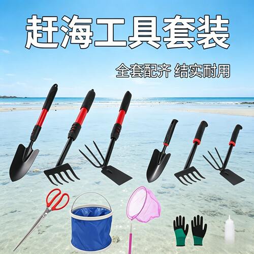 赶海工具套装大全海边挖蟹抓儿童