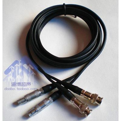 超声波双晶探头线Q6Q6-C6C6超声波探伤仪换能器连接线探伤专用