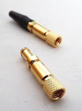 L5插头超声波探头线microdot接头TOFD探伤仪换能器连接线接插件M5