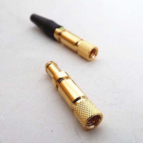 L5插头超声波探头线microdot接头TOFD探伤仪换能器连接线接插件M5