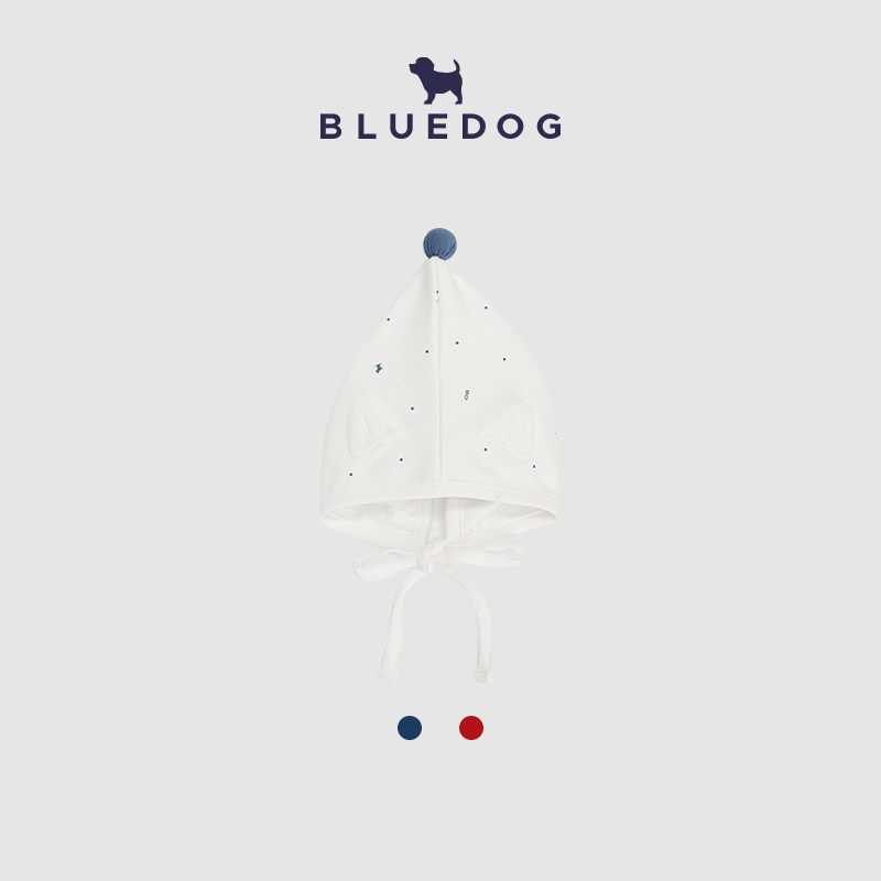 BLUEDOG韩国莫代尔新生儿胎帽