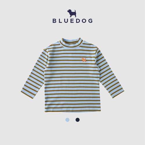BLUEDOG韩国半高领长袖T恤