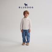 衬衫 长袖 男女童儿童休闲简约 蓝狗秋冬新韩国基础款 BLUEDOG