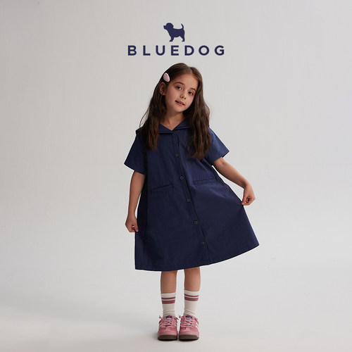 BLUEDOG蓝狗水手领连衣裙