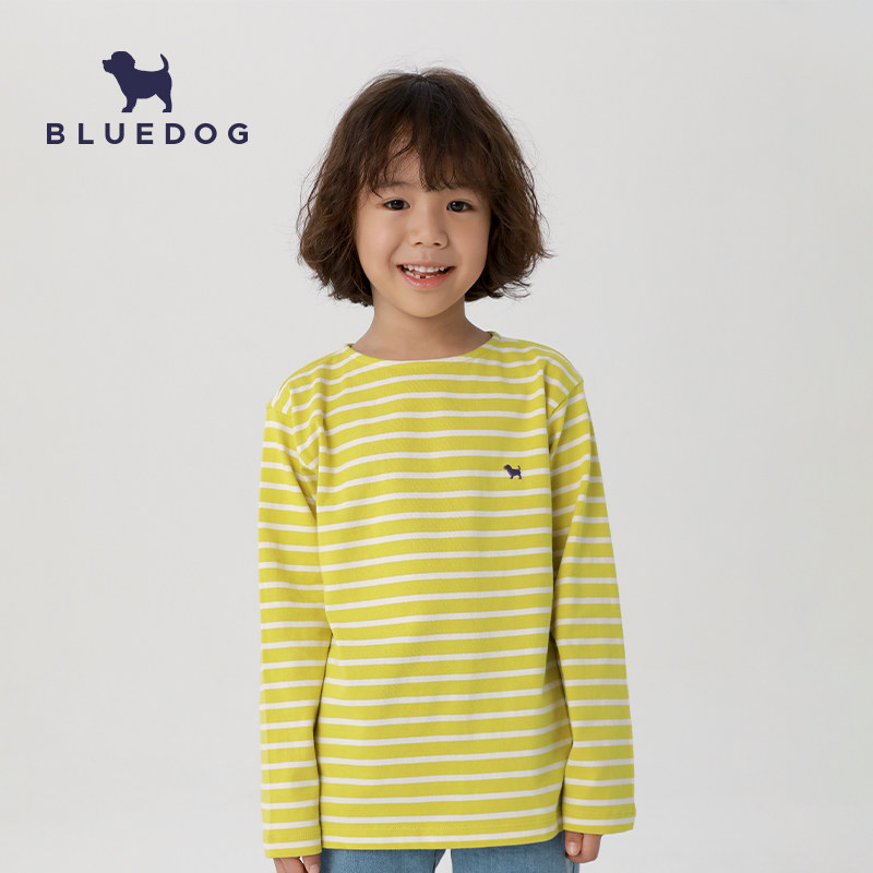 BLUEDOG韩国进口儿童休闲条纹T恤