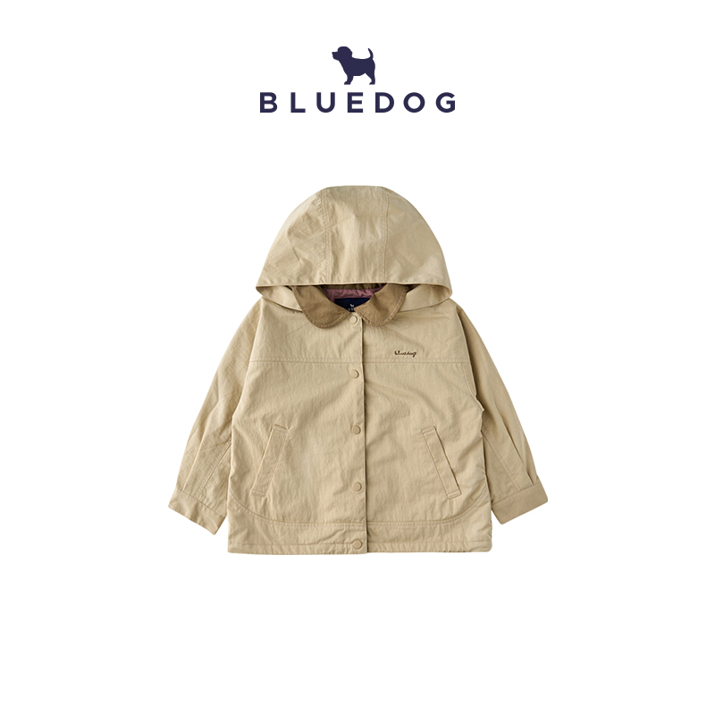 BLUEDOG25FW连帽短款风衣