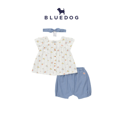 BLUEDOG多彩小花分体套装