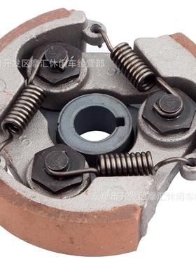 迷你摩托车配件47-49CC小跑车越野40-6两冲离合器甩块离合片红色