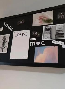 新AL102414款家居磁吸配电箱装饰黑板免打孔电遮闸挡挂画画遮丑箱