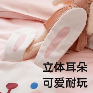 宝100支幼儿园A类纯棉被子六三SFF件入园午套睡专用件套宝午托被