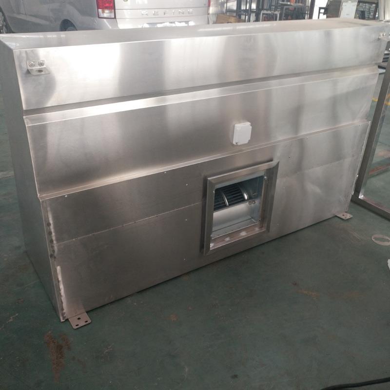 排烟罩不钢油烟净化商用器油净化一体机内置烟锈风机净化厨房