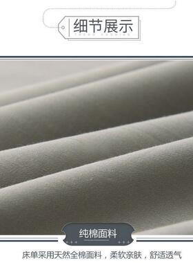 613定做纯F76MMM5S棉大炕单榻3米3.K色8m4米纯全棉大床单1.82m床