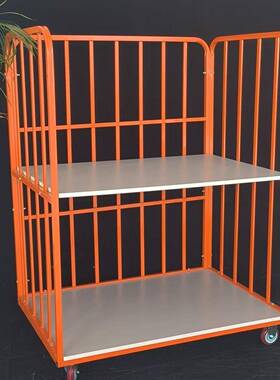 服仓装厂推车面料周转车储笼快商用递家用多层落地带轮多小ZOP层