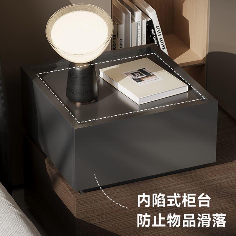 床边柜意式简约床头收储纳意柜家ESB用卧室小型物创边柜小床头柜
