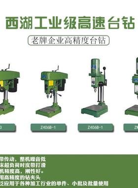 西湖高速台钻高精度电钻31640工钻业级W380V型小台式孔机ZG-4AZWG