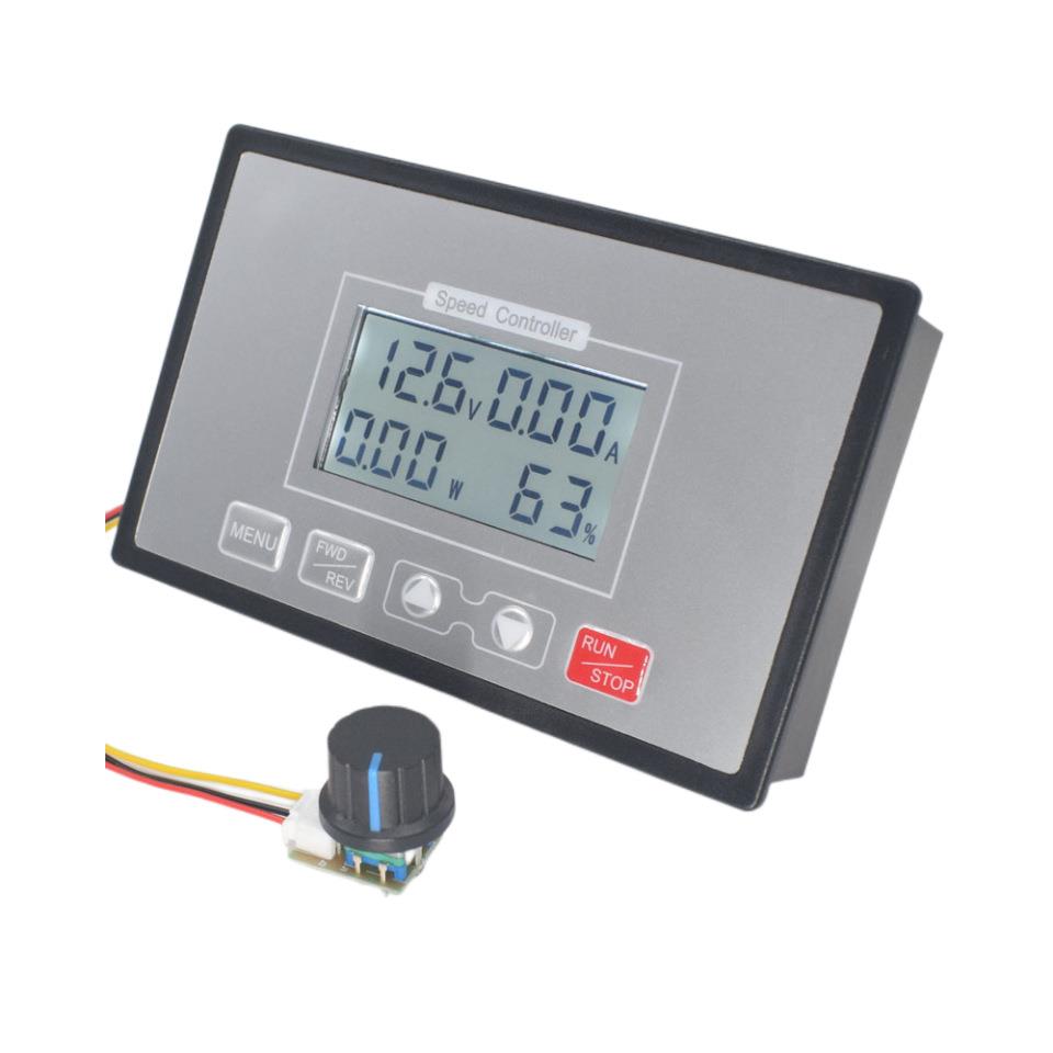 智能电直流电机调速器正MZX转反转堵转保护器12V2V36V48压电4流表