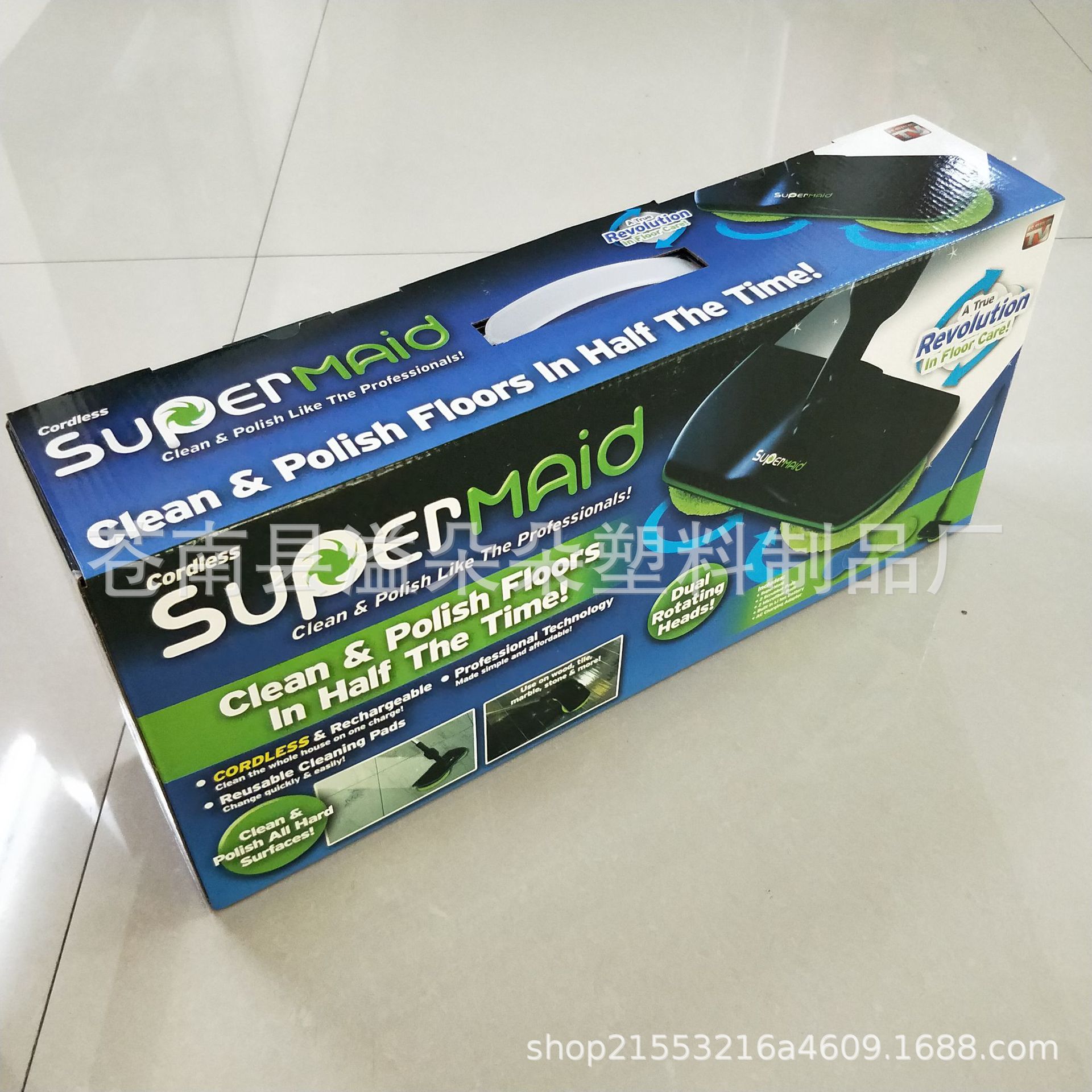 TV新品SpinMaid无线电动拖把