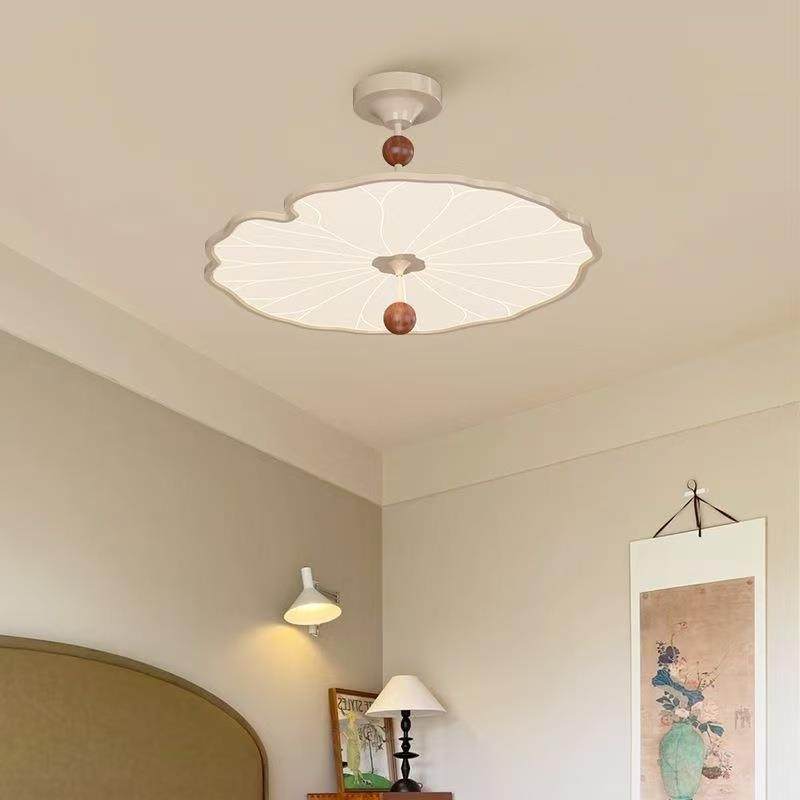 式叶创意餐厅美吊灯中古风荷宋代学法飞碟日式餐桌吧台岛台吊846,家装灯饰光源,智能吊灯,淘宝优惠券,粉丝福利购,淘宝优惠卷