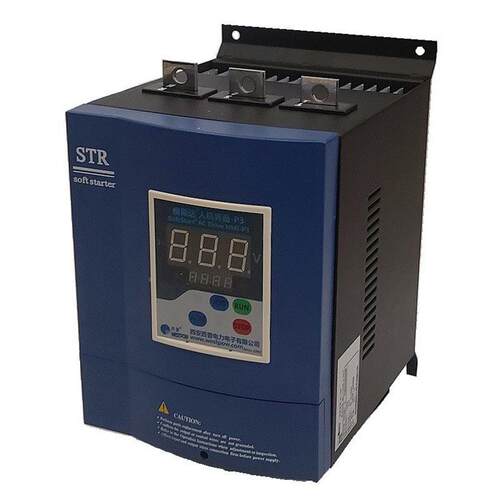软启4动器STR系列电机软起动器5KW外多种OZZ保护置旁路启B动器