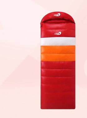 新款鹅绒睡袋户大外超露营拼羽绒加厚轻防寒人午休双IVT人防水接