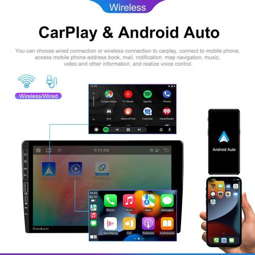 9寸安卓13(4+64G双腚9寸大车载Car控play)安卓导航277仪汽车中一