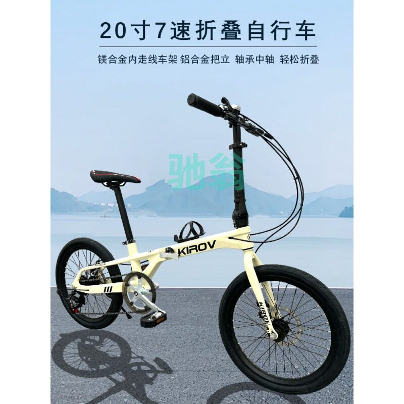20寸镁合金折叠变速通勤城市车
