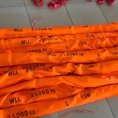 大吨位柔吨性维吊装带2100030吨50吨100吨吊车合绳成纤工业起重吊
