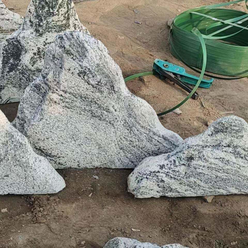 雪浪石片组合景观石造室枯内山水景切天然假山石头庭院泰山石056