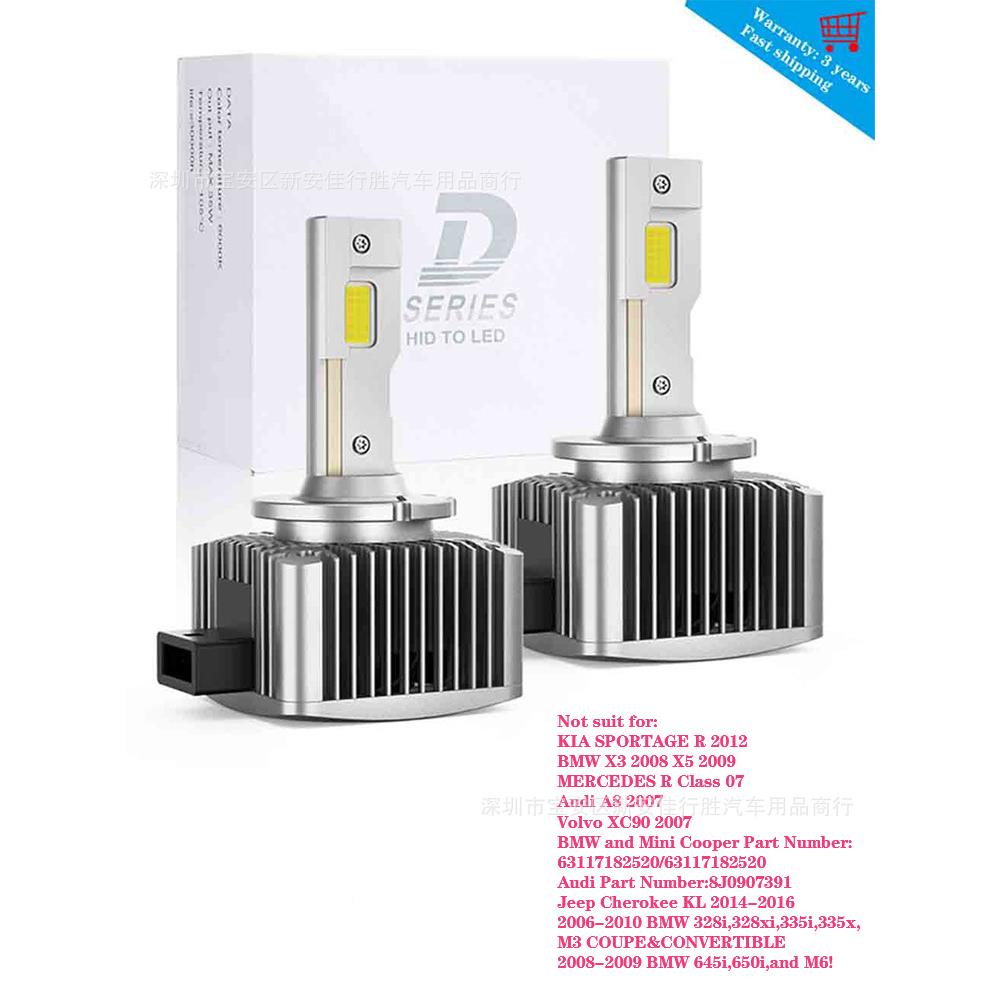 跨境直插式LED大灯RYGD列D1S2SD3SD4S大D系5S超亮远D近前灯