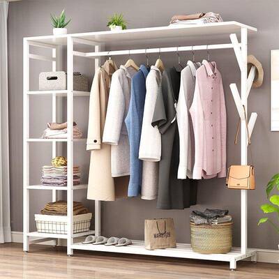 落地帽衣物架衣代柜简约现卧室创意挂YND衣架网红家用衣架衣服架