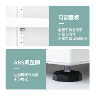 钢制家用书柜带门防尘玻璃门展示柜客厅储物柜儿童绘本收纳柜落