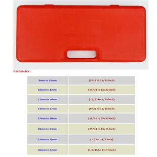 9件工套内轴承拉马拆卸器盲孔培令滑锤组修拉拔器具743汽衬套箱