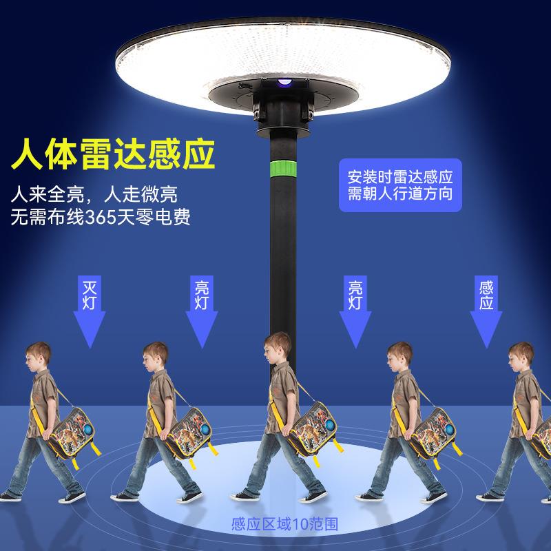 2024新款户外太阳能庭院灯网红小院布置防水露营可移动草坪落地灯